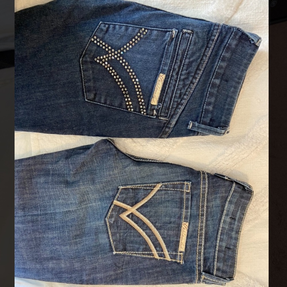 William Rast Bundle Two Pairs 24 25 Flare & Boot Cut